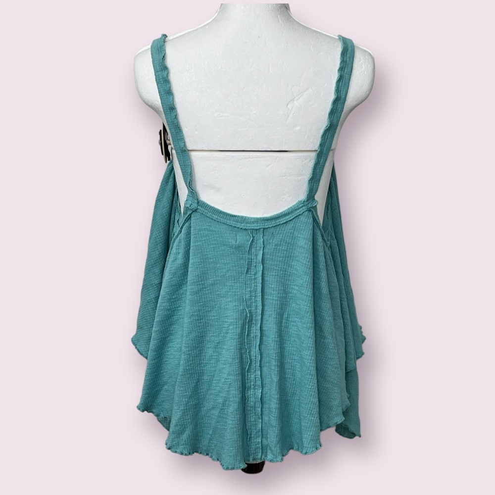 FREE PEOPLE WE THE FREE Dream Weaver Tank Tahiti Breeze Top Size Small NWT - Picture 3 of 10